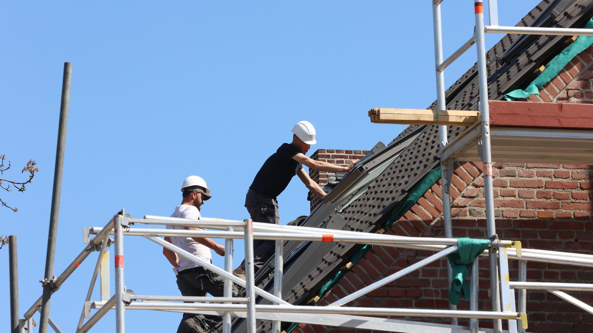 Hoogste punt verbouwing Leeflandgoed Opwetten